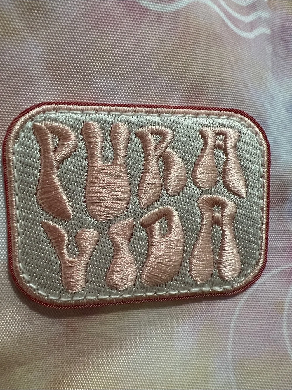 Pura Vida Pastel Tie-Dye Backpack with Numerous Accents